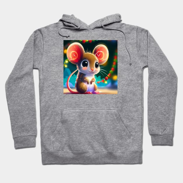 Cute Mouse Drawing Hoodie by Play Zoo